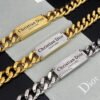 18K CD Chain Link Bracelet