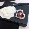 18K CC Heart Brooch