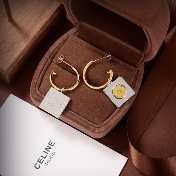 18K Triomphe Hoops Earrings
