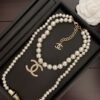 18K CC Pearls Long Necklace