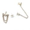 18K CC Chain Earrings
