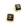 18K Square CC Earrings