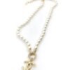 18K CC Pearls Choker Necklace