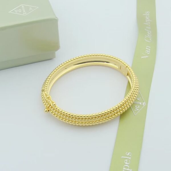 18K Perlee Pearls Five Rows Bracelet