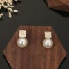 18K CC Pearls Earrings