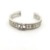 18K CC Cuff Crystals Open Bracelet