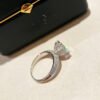 18K T Pav¨¦ Tiffany Setting Engagement Ring