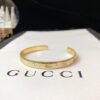 18K Double G Icon Blossom Enamel Bangle Bracelet