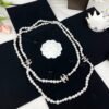 18K CC Pearls Long Necklace