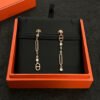 18K Chaine D'ancre Chaos H Earrings