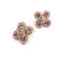 18K CC Pink Diamonds Earrings