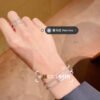 18K Ever Chain D¡¯ancre Cuff Diamond H Bracelet
