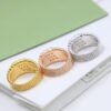 18K Perl¨¦e Diamonds Five Rows Ring