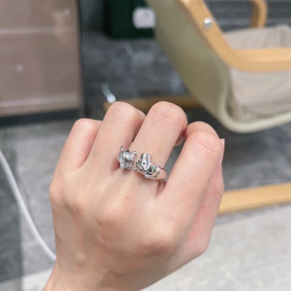 18K Panth¨¨re De Open Ring