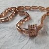 18K B.ZERO1  Diamonds Chain Link Necklace