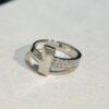 18K T Narrow Pav¨¦ Ring