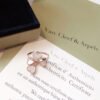 18K Sweet Alhambra Effeuillage Pearls Ring