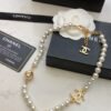 18K CC Pearl Chain Necklace