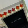 18K Vintage Alhambra Carnelian Earrings