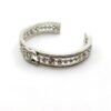 18K CC Cuff Crystals Open Bracelet