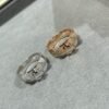 18K Collier De Chien Lock Diamonds H Ring