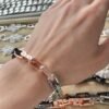 18K Louis Monogram Chain Bracelet