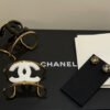 18K CC Black Logo Open Cuff Bracelet
