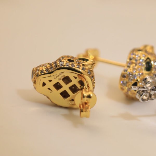 18K Panth¨¨re Earrings