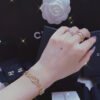 18K CC Script Chain Bracelet