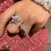 18K CC Com¨¨te Diamonds Ring