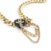 18K CC Black Choker Necklace