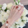 18K Lucky Spring Plum Blossom Bracelet