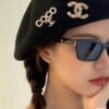 18K CC Coco Crush Pearls Brooch