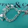 18K T Christmas Tag Bracelet