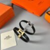 18K Belt Black H Bracelet