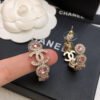 18K CC Flowers Earrings