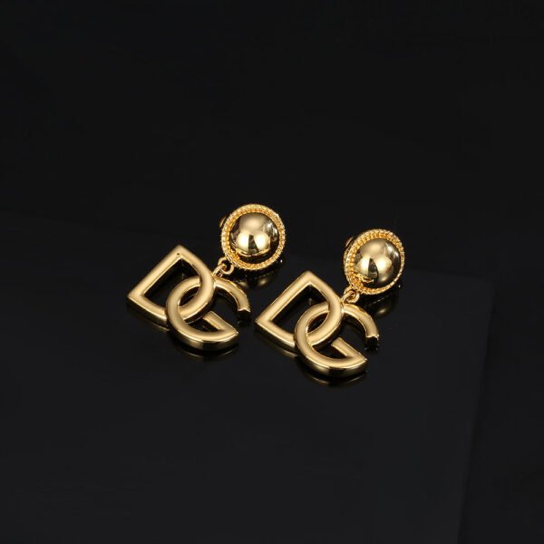 18K DG Gold Earrings