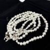 18K CC Pearls Long Necklace