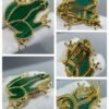 18K Lucky Animals Frog Clip Brooch