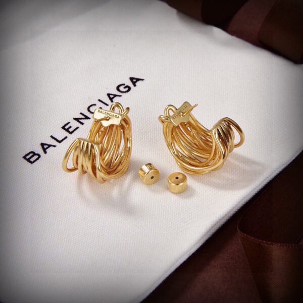 18K BB Gold Earrings