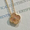 18K Sweet Alhambra Pink Clover Necklace