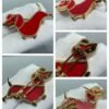 18K Lucky Animals Dachshund Clip Brooch