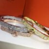 18K Collier De Chien Diamond H Bracelet