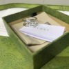 Double G Interlocking G Wide Open Ring