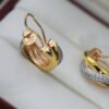 18K Trinity Diamond Earrings
