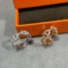 18K Chaine D'Ancre Enchainee Diamond H Ring
