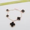 18K Magic Alhambra Five Black Motifs Bracelet