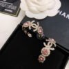 18K CC Flowers Earrings
