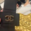 18K CC Black Star Brooch