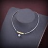 18K Triomphe Line Diamonds Necklace